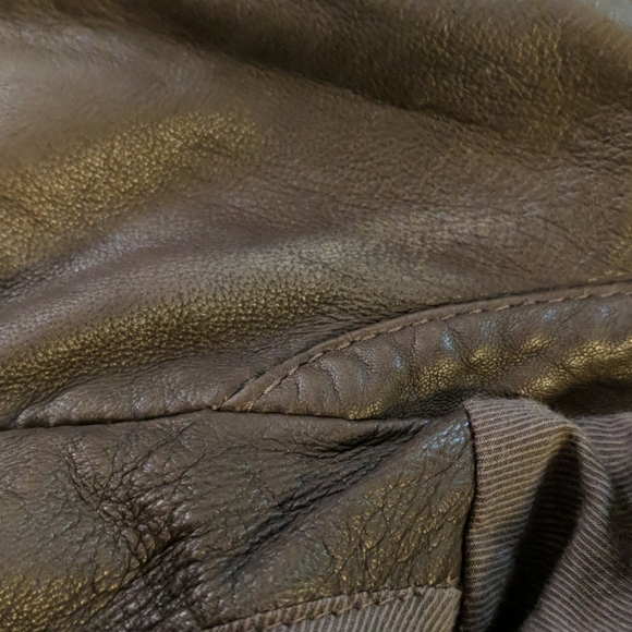 All Saints Balfern Leather Biker's Jacket Size 4 - Picture 11 of 16